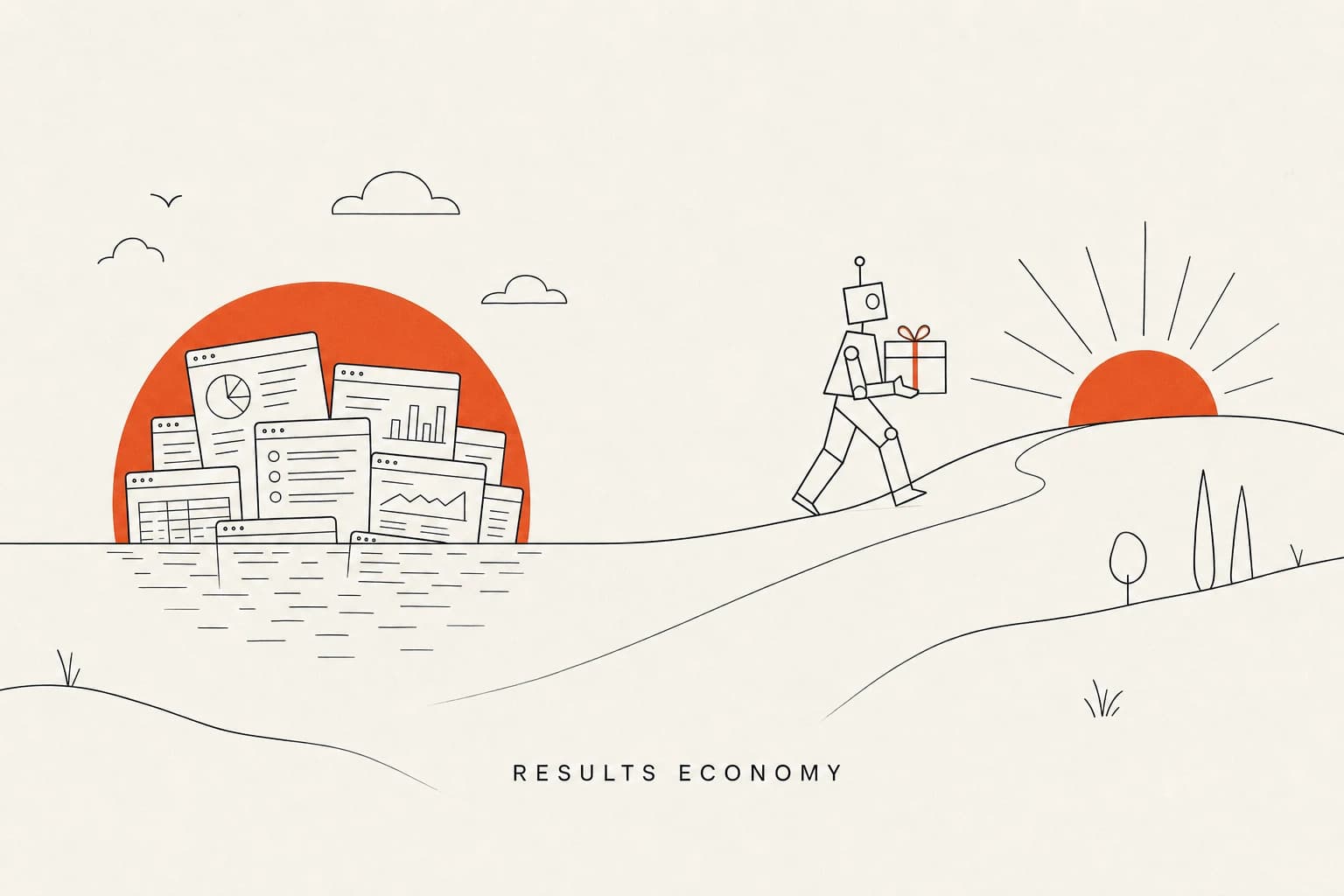 Cover Image for Farewell SaaS, Embrace the Agent: On the Rise of the "Results Economy"