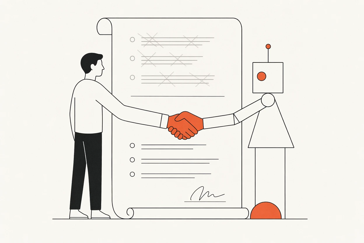 A new contract between humans and agents